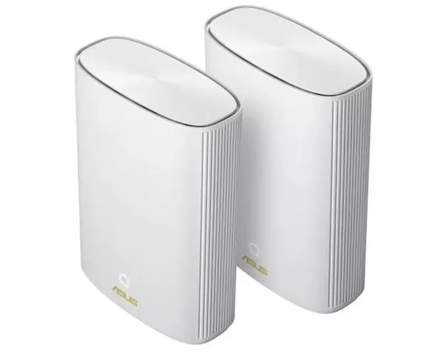 Sistem Wi-FI Mesh ASUS ZenWiFi AX Hybrid (XP4), 1800 Mbps, WiFi 6, Dual-band, 4 Antene interne, 2 Pack (Alb)
