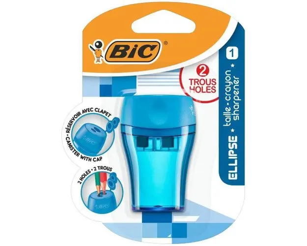 Ascutitoare BIC Ellipse Maxi, doua orificii de ascutire