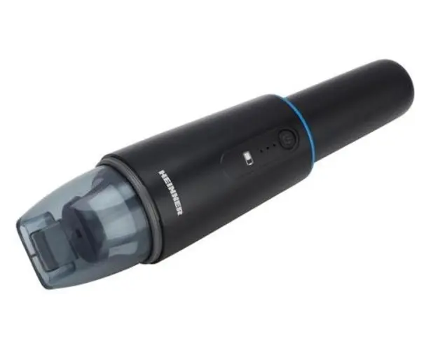 Aspirator de mana Heinner HHVC-D7.2BK, 70 W, 12 minute autonomie, Perie 2 in 1 (Negru)