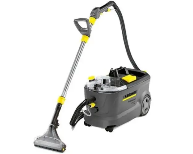 Aspirator umed Karcher Puzzi 10/2 Adv, 1250W, 2 bari (Negru/Galben)