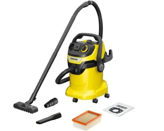 Aspirator umed-uscat Karcher WD 5 P V-25/5/22, 1100W (Galben)