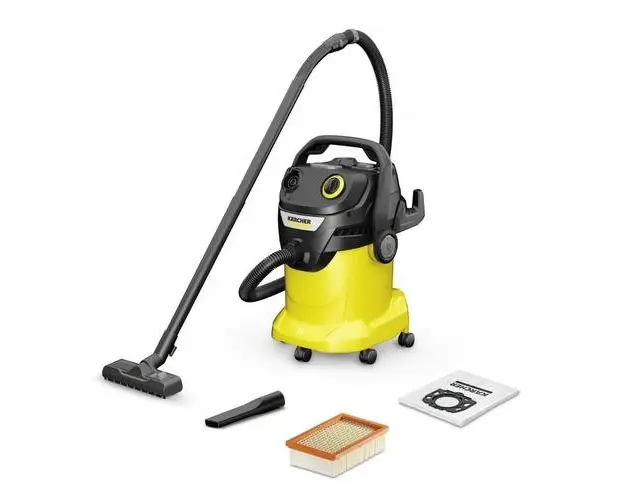 Aspirator umed/uscat Karcher KWD 5 V-25/5/22, 1100 W, 25 L (Negru/Galben)