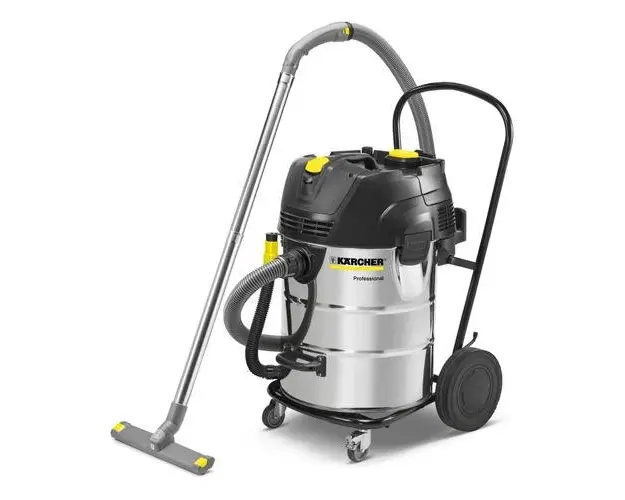 Aspirator umed/uscat Karcher NT 75/2 AP Me Tc, 2760 W, 254 mbar, 75 L (Argintiu/Negru)