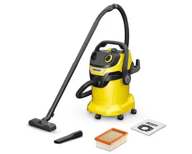 Aspirator umed/uscat Karcher WD 5 V-25/5/22 1.628-300.0, 1100 W, 25 L (Negru/Galben)