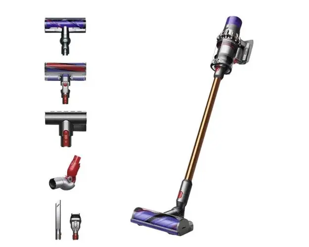 Aspirator vertical Dyson V10 Absolute, 0.76 L, Autonomie 60 min (Nichel/Cupru)