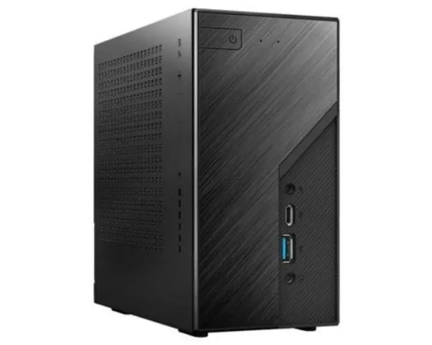 Calculator Barebone ASRock DeskMini X300, fara procesor, Socket AM4, fara memorie RAM, fara stocare, No OS (Negru)