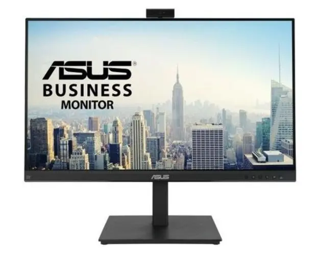 Monitor IPS LED ASUS 27inch BE279QSK, Full HD (1920 x 1080), VGA, HDMI, DisplayPort, Camera Web 2 Mpx, Pivot, Boxe (Negru)