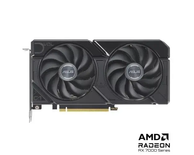 Placa video ASUS Radeon RX 7600 XT Dual OC 16GB GDDR6 1‎28-bit