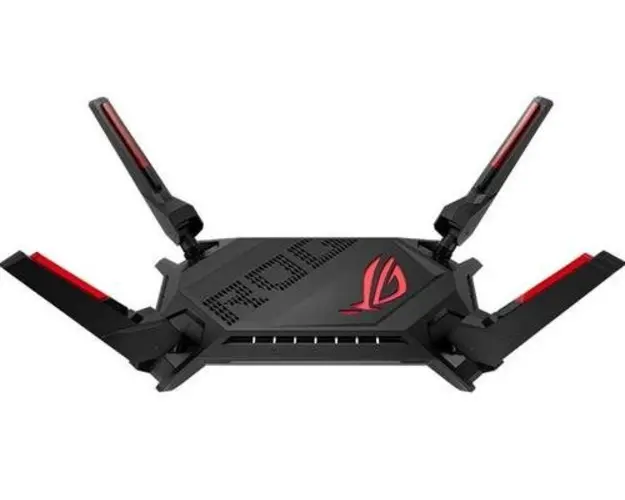 Router Wireless ASUS GT-AX6000, Gigabit, WI-Fi 6, Dual Band 1148 + 4804 Mbps, USB 3.2, 4 Antene externe (Negru)