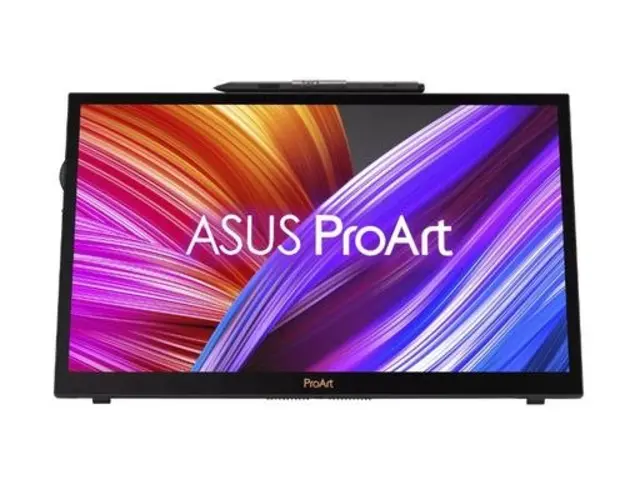 Monitor Portabil IPS LED ASUS ProArt 15.6inch PA169CDV, UHD (3840x2160), HDMI, Touchscreen, Boxe, Pivot (Negru)