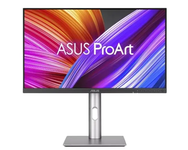 Monitor IPS LED ASUS ProArt 23.8inch PA24ACRV, QHD (2560 x 1440), HDMI, DisplayPort, Boxe, Pivot, 75 Hz (Argintiu)