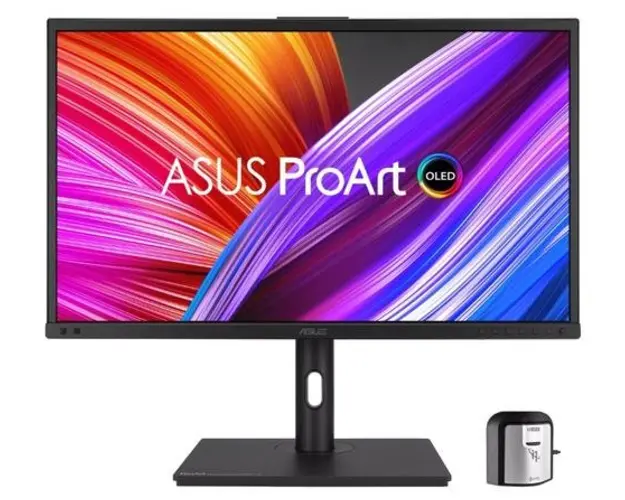 Monitor OLED ASUS ProArt 26.9inch PA27DCE-K, UHD (3840x2160), HDMI, DisplayPort, Boxe, Pivot (Negru)