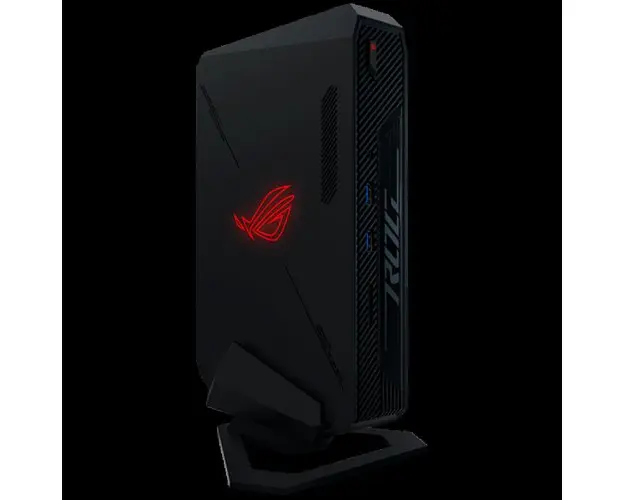 Calculator Sistem Mini PC ASUS ROG NUC Gaming RNUC14SRKU7168A2I, Procesor Intel Ultra 7 155H, 16GB DDR5, 512GB SSD, Wi-Fi, Bluetooth, NVIDIA GeForce RTX 4060, Windows 11 (Negru/Rosu)