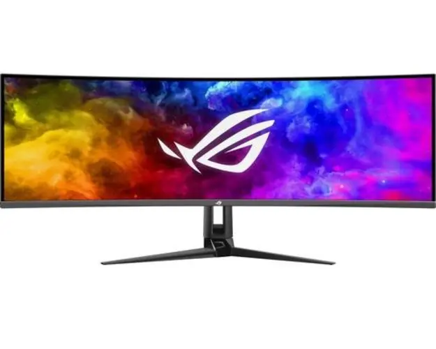 Monitor Gaming OLED ASUS ROG Swift OLED 49inch PG49WCD, 5120x1440, HDMI, DisplayPort, Ecran curbat, 144 Hz, 0.03 ms (Negru)