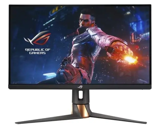 Monitor Gaming Fast IPS LED ASUS ROG Swift 27inch PG27UQR, UHD (3840 x 2160), HDMI, DisplayPort, Pivot, 160 Hz, 1 ms (Negru)