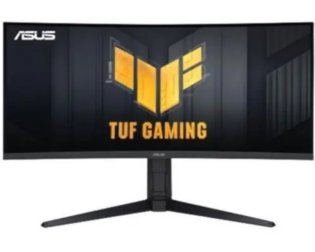 Monitor Gaming VA LED ASUS TUF Gaming 34inch VG34VQL3A, WQHD (3440 x 1440), HDMI, DisplayPort, Boxe, 180 Hz, 1 ms (Negru)