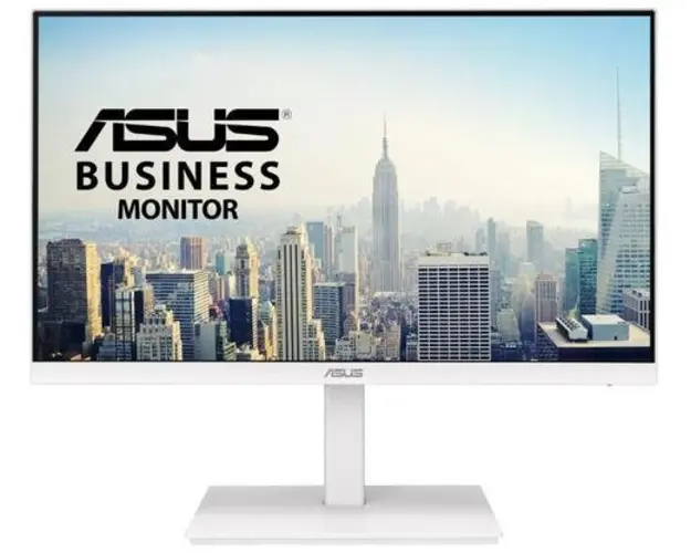 Monitor IPS LED ASUS 23.8inch VA24EQSB-W, Full HD (1920 x 1080), VGA, HDMI, DisplayPort, Pivot, Boxe (Alb)