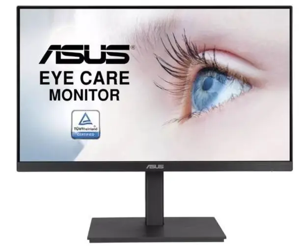 Monitor IPS LED ASUS 27inch VA27EQSB, Full HD (1920 x 1080), VGA, HDMI, DisplayPort, Pivot, Boxe (Negru)