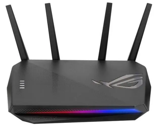 Router Gaming Wireless ASUS GS-AX5400, AX5400, WiFi 6, MU-MIMO, Mobile Game Mode, compatibil PS5, Instant Guard, Gear Accelerator (Negru)