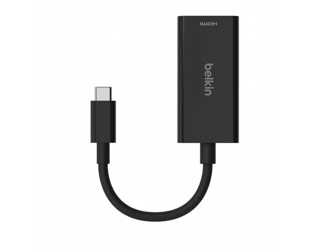 Adaptor Belkin CONNECT, USB-C - HDMI 2.1, compatibil 8K, 4K, HDR (Negru)