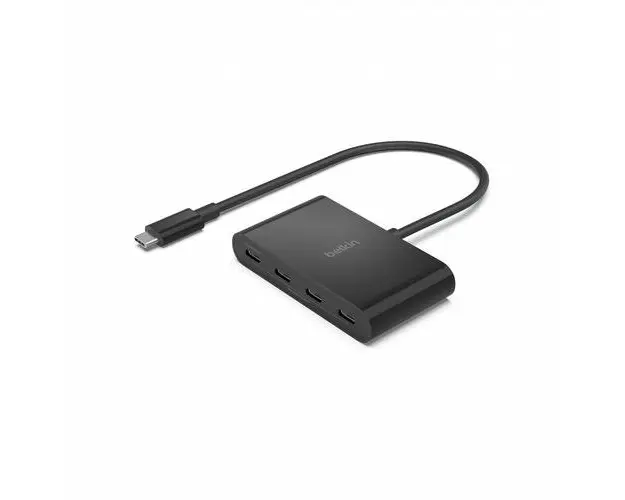 Hub USB Belkin AVC018btBK, USB-C la 4 Porturi USB-C, 10 Gbps (Negru)