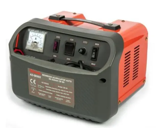 Redresor auto Almaz AZ-SE003, 30-300Ah (Gri/Portocaliu)