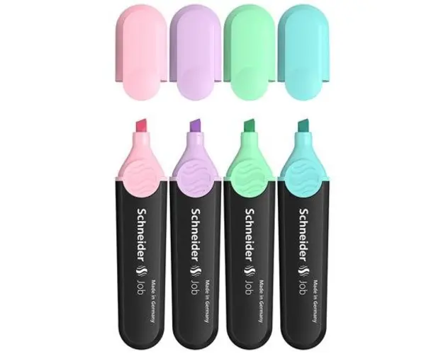 Set 4 evidentiatoare Schneider Pastel