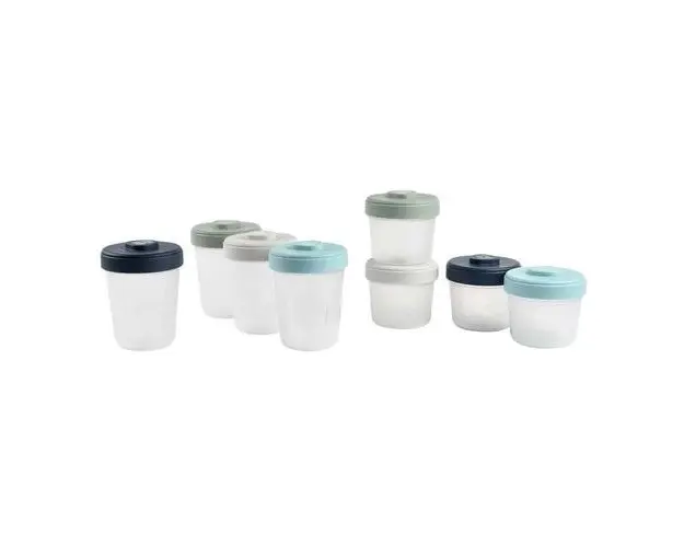 Set 8 recipiente hrana Beaba 4x150, 4x250 ml