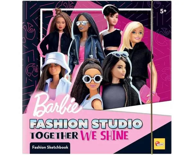 Set de colorat cu activitati Lisciani Barbie Fashion Studio