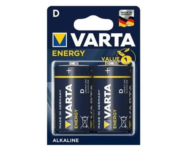 Set 2 Baterii VARTA LR20 BLISTER ENE, ALCALINA 