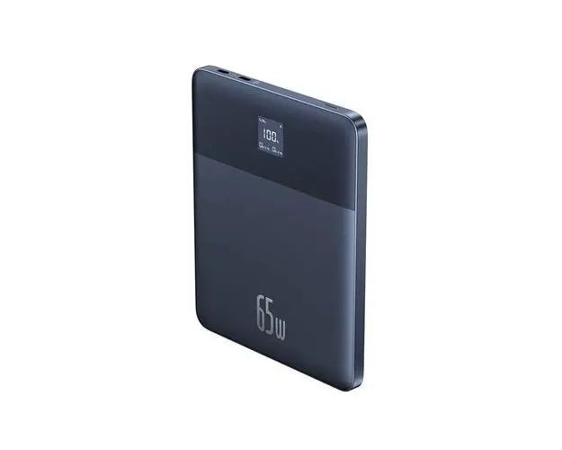 Acumulator extern Baseus Blade 2, 12000 mAh, 65W, 2x USB-C, Incarcare rapida, Ultra-subtire (Albastru)