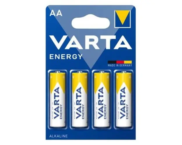 Baterii alcaline AA, 4 buc Varta Energy R6
