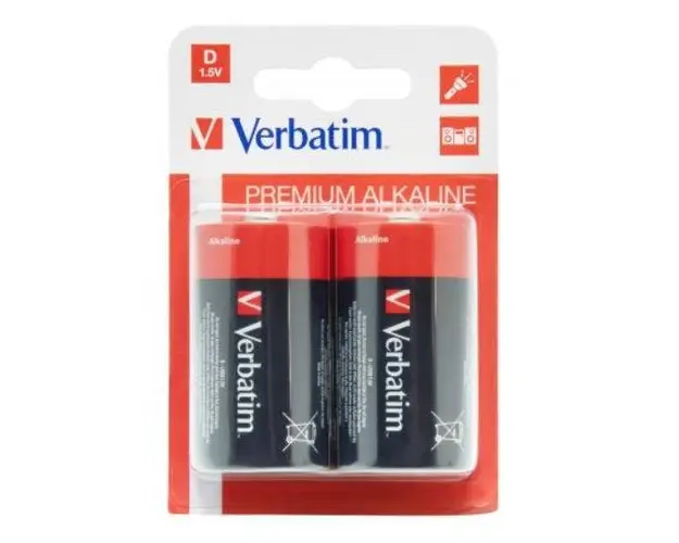 Baterii Alkaline Verbatim 49923, 2 buc