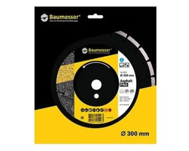 Disc diamantat BAUMESSER 1A1RSS/C3-H, 350 X 3.5/2.5 X 10 X 25.4-24 F4