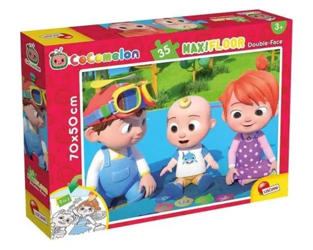 Puzzle de colorat maxi - Cocomelon (35 piese)