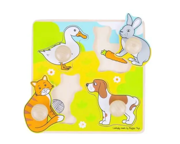 Primul meu puzzle BigJigs animale de companie BJ224