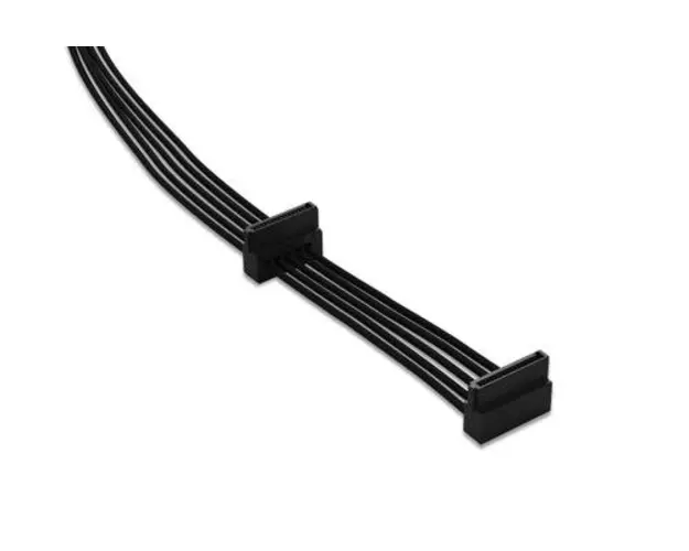 Cablu be quiet! CS-3420, 2x S-ATA, 400mm (Negru)
