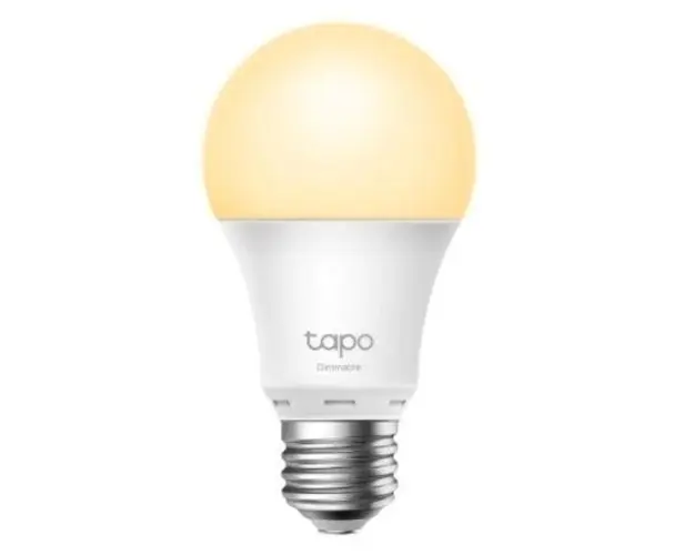 Bec inteligent LED TP-LINK Tapo L520E, 800lm, 8.7W, E27, Wi-Fi, intensitate reglabila, control prin smartphone cu aplicatia TAPO 