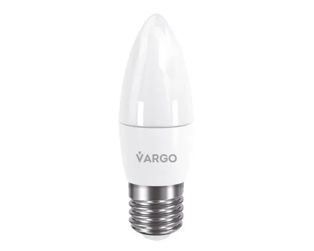 Bec Led VARGO V-111143 C37, 9W, E27, 4000 K lumina neutra, 855 Lm 