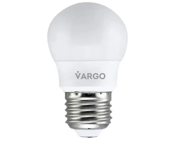 Bec Led VARGO V-110541, G45, 7W, E27, 4000 K lumina neutra, 665 Lm