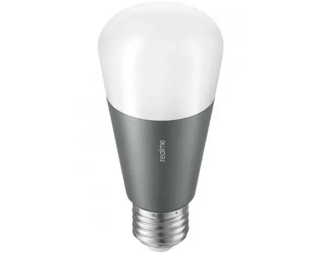 Bec LED inteligent Realme, Wi-Fi, E27, Putere 12W, Echivalenta 75W, 1000 lm, Temperatura lumina reglabila 1700-6500K