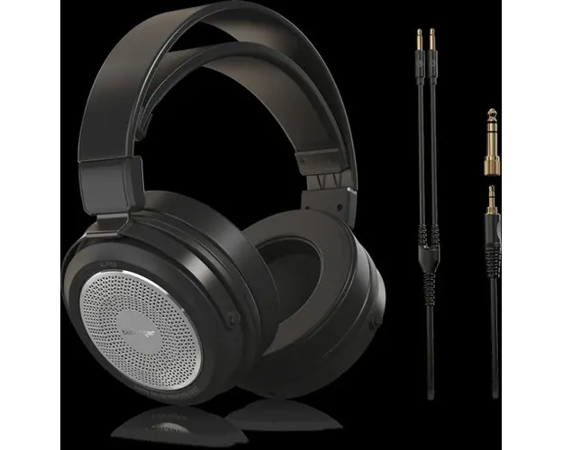 Casti Studio Hi-Fi Behringer ALPHA, Open-Back, Jack 3.5/6.3mm, Difuzor 50mm, Cablu 3m (Negru)
