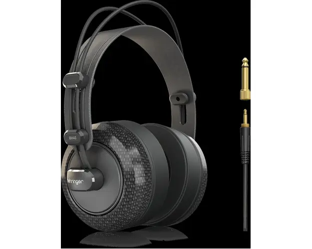 Casti Studio Behringer BH40, Jack 3.5mm/6.3mm, Cablu 2.5m, Difuzor 40mm (Negru)