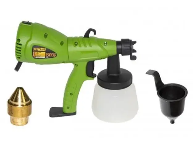 Pistol de vopsit Procraft PSE 550 electric, 550 W, 30000 rotatii, 1.5/1.8mm, 640 ml/min