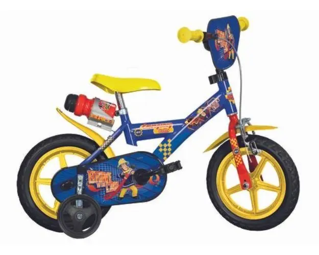 Bicicleta copii DINO BIKES 123GL SIP, Roti 12inch, Pompierul Sam