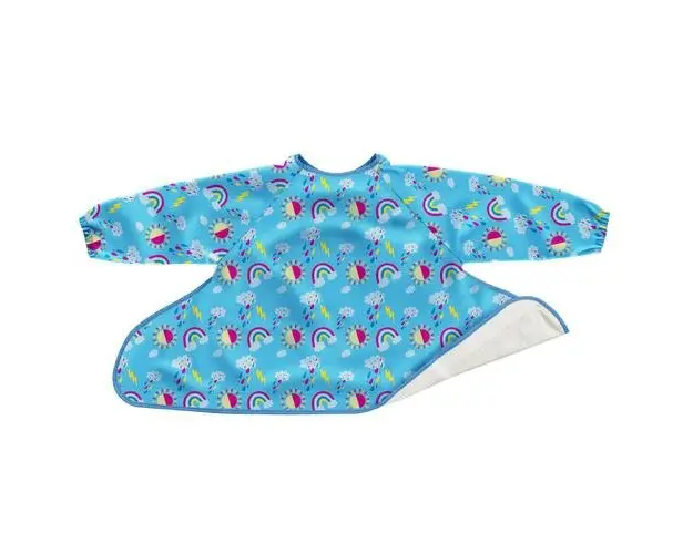 Baveta cu maneci lungi - Norisori pufosi