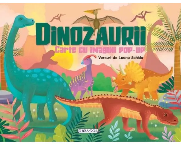 Carte cu imagini pop-up - Dinozaurii