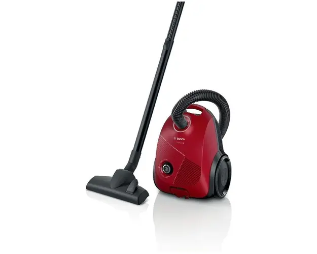 Aspirator cu sac Bosch Seria 2 BGBS2RD1, 600 W (Negru/Rosu)