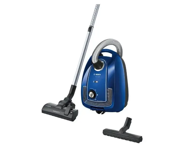 Aspirator cu sac Bosch BGLS48X320, 700 W, 2 L, Filtru HEPA (Albastru)