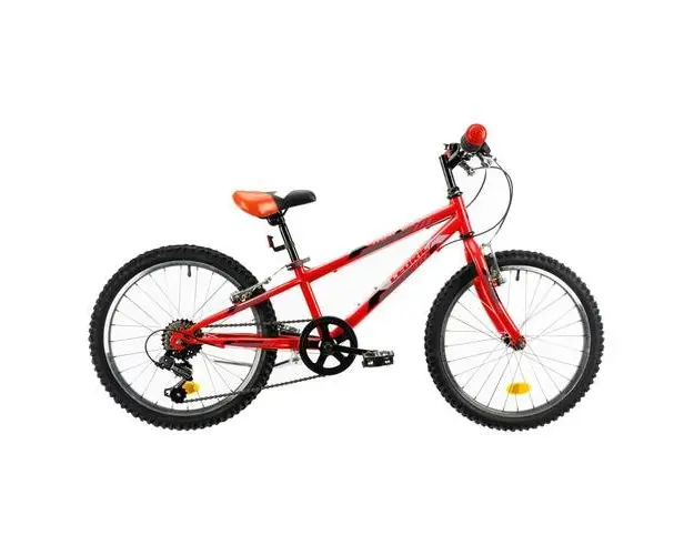 Bicicleta Copii Dhs 2021 Cedric, roti 20 Inch, 6 Viteze, cadru otel 240mm, Rosu